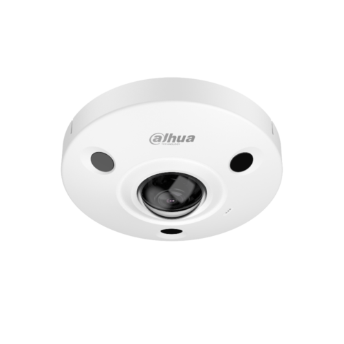 Dahua IPC-EBW81230 Ultra 4K HD 12MP buiten panoramische fisheye dome camera met microfoon, IR nachtzicht en SD slot