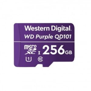 Western Digital WDD256G1P0C WD Purple 256GB microSD geheugenkaart voor bewakingscamera's