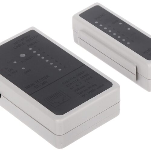 WL4 TEST-UTPCOAX universele kabeltester voor UTP en Coax kabel met RJ45 en BNC aansluiting