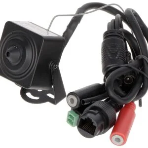 WL4 IPC-Micro4-W-37 Wi-Fi Full HD 4MP micro pinhole camera met 3.7mm lens, microSD, audio I/O, alarm input