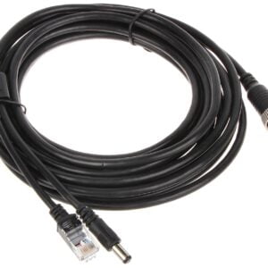 WL4 5M-CABLE-RJ45-A 5 meter aansluitkabel voor IP camera aan NVR met RJ45, DC en 6 pin M12 connector