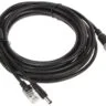 WL4 5M-CABLE-RJ45-A 5 meter aansluitkabel voor IP camera aan NVR met RJ45, DC en 6 pin M12 connector