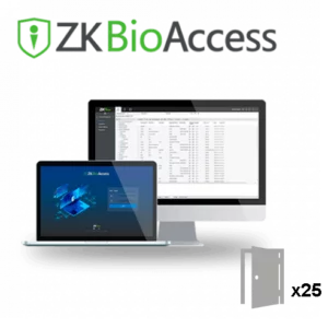 ZKTeco webbased ZKBioAccess software licentie tot 25 deuren