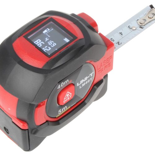 UNI-T LM40T rolmaat 5 meter met laser 40 meter afstandsmeter en LCD display