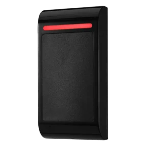 WL4 RPRO-2-MF stand alone toegangscontrole Mifare kaartlezer met kunststof behuizing en geschikt voor binnen, Wiegand 26, relais