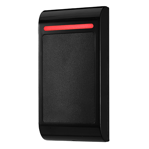 WL4 RPRO-2-MF stand alone toegangscontrole Mifare kaartlezer met kunststof behuizing en geschikt voor binnen, Wiegand 26, relais