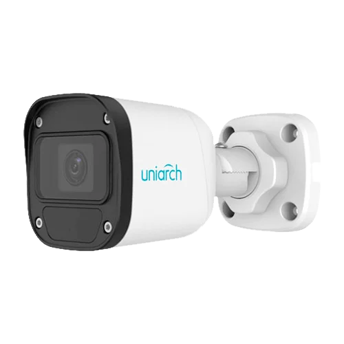Uniarch IPC-B124-APF28 Full HD 4MP buiten bullet camera met 2.8 mm lens, 30m Smart IR, WDR, PoE, ingebouwde microfoon en gratis applicatie