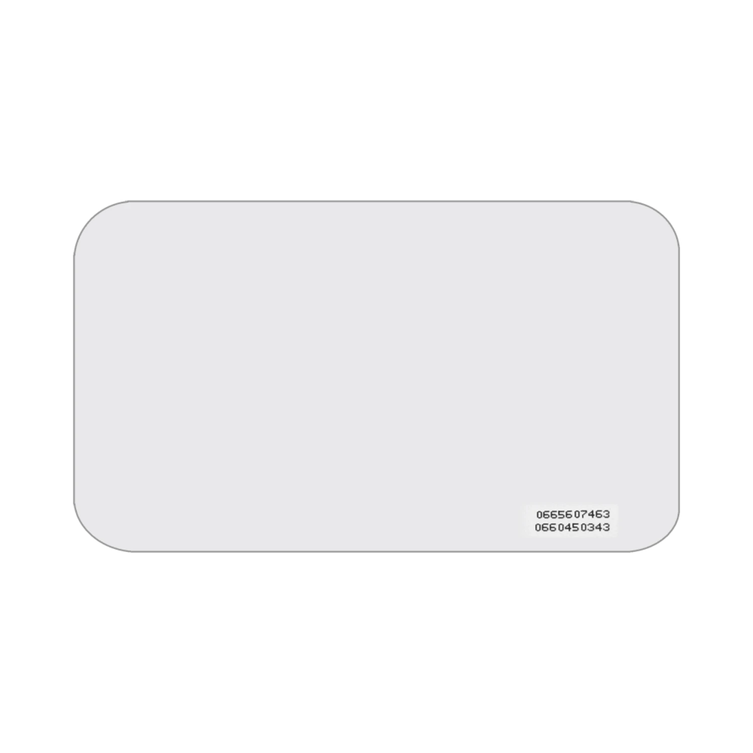 WL4 RFID kaarten-WebStore4 WL4 RFID kaarten creditcard formaat met serie nummer (10 stuks)