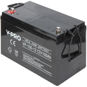 WL4 SB-12-1000 accu 12VDC 100 Ah voor bijvoorbeeld een zonnepaneel, alarm, UPS of toegangscontrole installatie