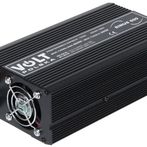 WL4 CONV-12-230-600 omvormer van 12VDC naar 230VAC maximaal 600 Watt