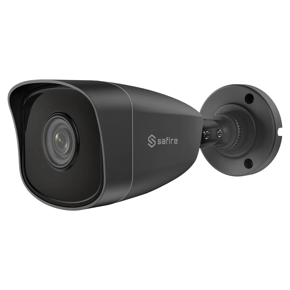 Safire SF-IPB025WAG-4E-WebStore4 Safire SF-IPB025WAG-4E Full HD 4MP grijze buiten bullet met IR nachtzicht, H.265+ en PoE