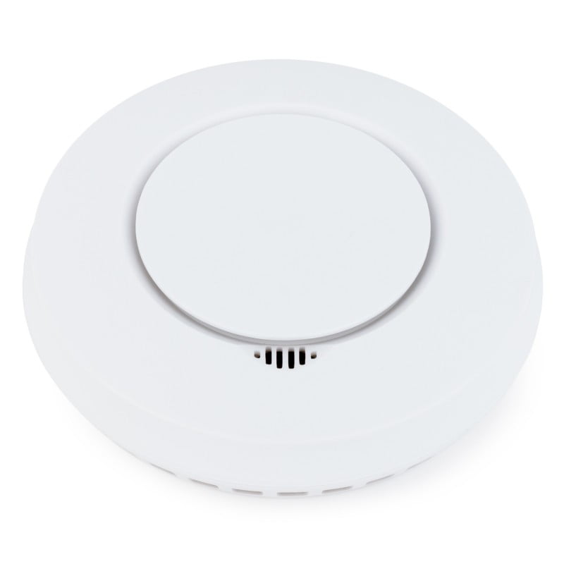 Cofem EYEHOME+ rookmelder voldoet aan EN14604:2005 norm kan zelfstandig werken en onderling verbinden en heeft app via aparte WiFi module