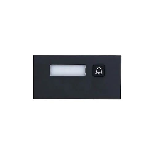 Dahua VTO4202FB-MB1 zwarte IP video intercom 1 belknop module