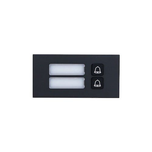 Dahua VTO4202FB-MB2 zwart IP video intercom 2 belknop module