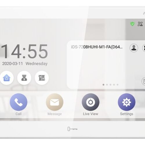 Hikvision DS-KH9510-WTE1(B) Android IP Monitor 10.1 inch touchscreen WiFi binnen monitor met PoE