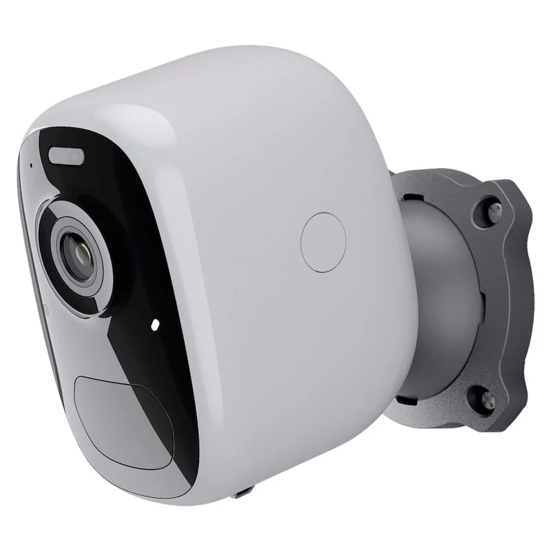 VicoHome CG122 volledig draadvrije 3 megapixel WiFi accu camera voor buiten met IR nachtzicht, wit licht, PIR, microSD en 2-weg audio