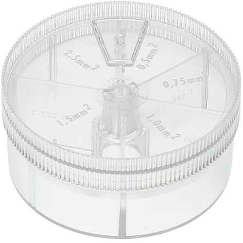 WL4 FER-ORG organizer doos voor adereindhulzen – leeg – stapelbaar