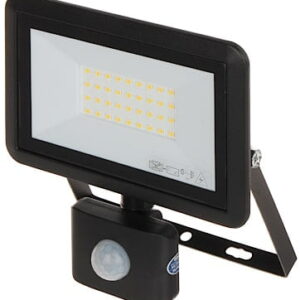 WL4 FLM-4K-30W LED breedstraler met PIR bewegingsdetector 30W 2400lm 4K voor binnen en buiten