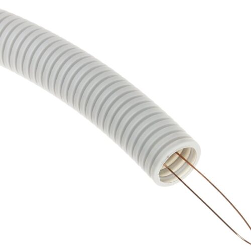WL4 ST2519-25P rol 25 meter spiraal flexibele installatie buis van zelfdovend PVC met trekdraad en binnen diameter van 19mm