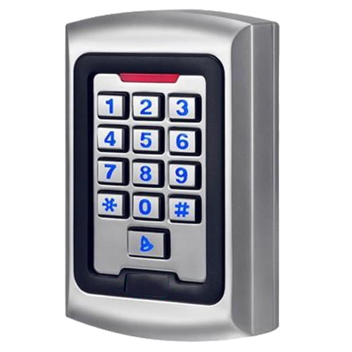 WL4 KPRO-2 stand alone toegangscontrole keypad, RFID kaartlezer, verlichting en deurbel geschikt voor binnen