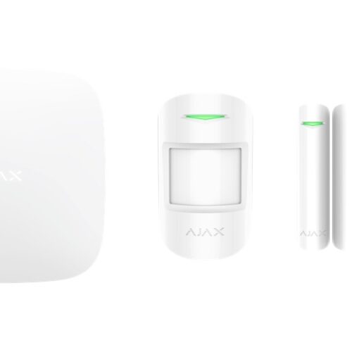 Ajax StarterKit PLUS Wit met Hub PLUS, MotionProtect, DoorProtect en SpaceControl