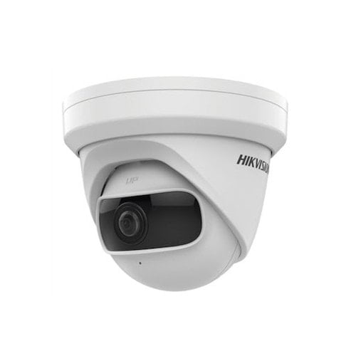 Hikvision DS-2CD2345G0P-I Full HD 4MP binnen turret camera met 180 graden beeldhoek, IR, PoE en microSD slot