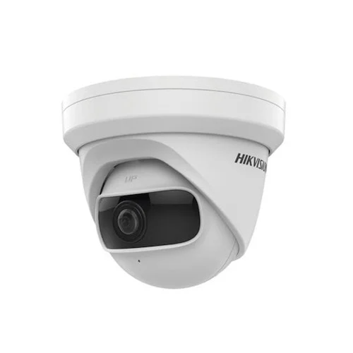 Hikvision DS-2CD2345G0P-I Full HD 4MP binnen turret camera met 180 graden beeldhoek, IR, PoE en microSD slot