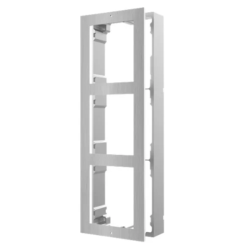 Hikvision DS-KD-ACW3/S IP video intercom buiten station drievoudige opbouw behuizing RVS