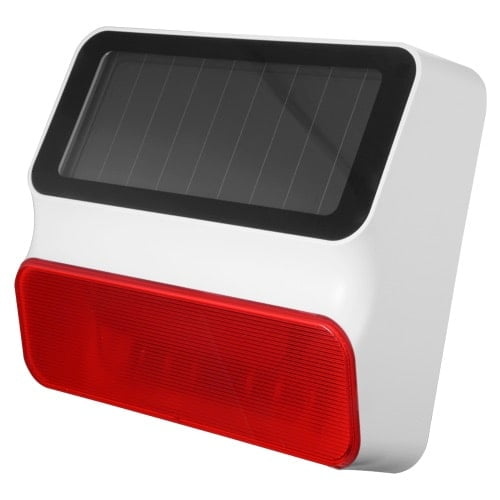 Nivian NVS-S8A buiten sirene met zonnepaneel