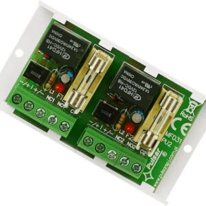 Pulsar AWZ512 universele dubbel relais module PU2 met zekering