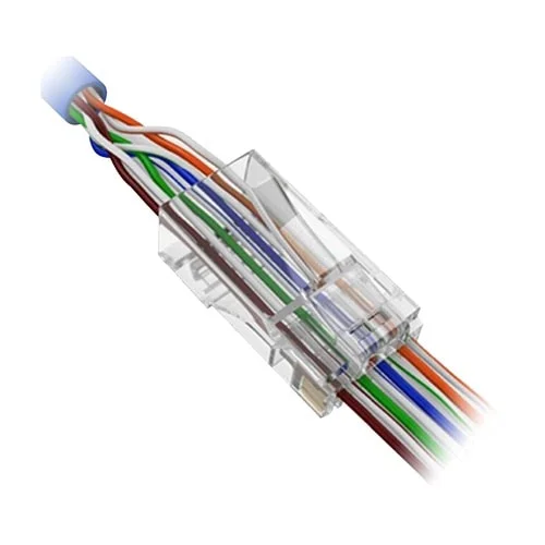 WL4 CON-RJ45-CAT6-EZ niet afgeschermde RJ45 modulaire EZ connector CAT6 per 50 stuks