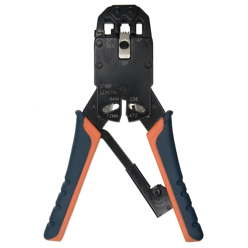 WL4 CT-PRO Professionele krimptang met ratel voor RJ45, RJ11 en RJ12 modulaire connectoren