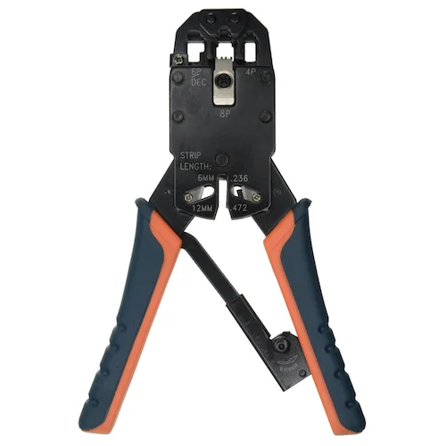 WL4 CT-PRO Professionele krimptang met ratel voor RJ45, RJ11 en RJ12 modulaire connectoren