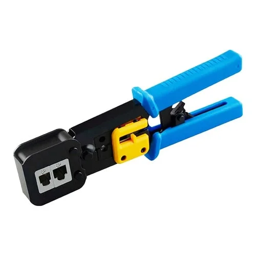 WL4 CT-PRO-EZ Professionele krimptang met ratel voor snel en eenvoudig aansluiten RJ45, RJ11 en RJ12 connectoren