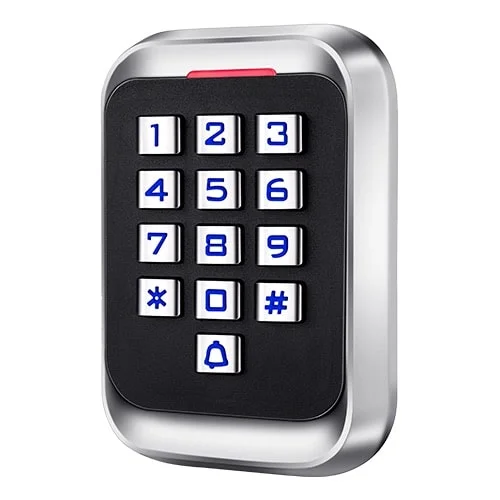 WL4 KPRO-4 stand alone toegangscontrole keypad, RFID kaartlezer, verlichting en deurbel geschikt voor buiten