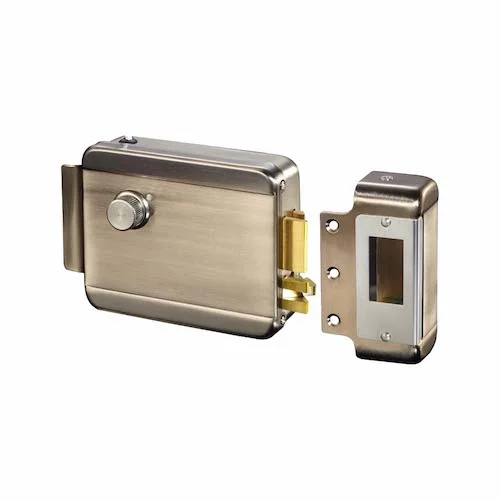 YLI ABK-702A-L elektrisch oplegslot met draaiknop voor naar links opende deur