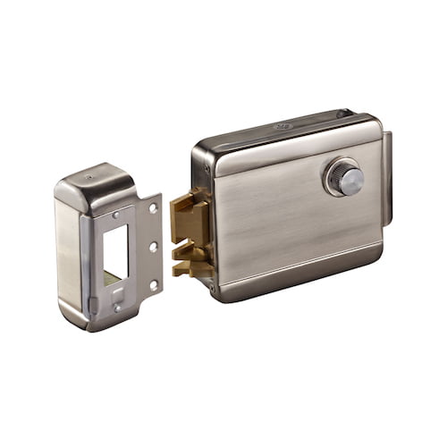 YLI ABK-702A-R elektrisch oplegslot met draaiknop voor naar rechts opende deur