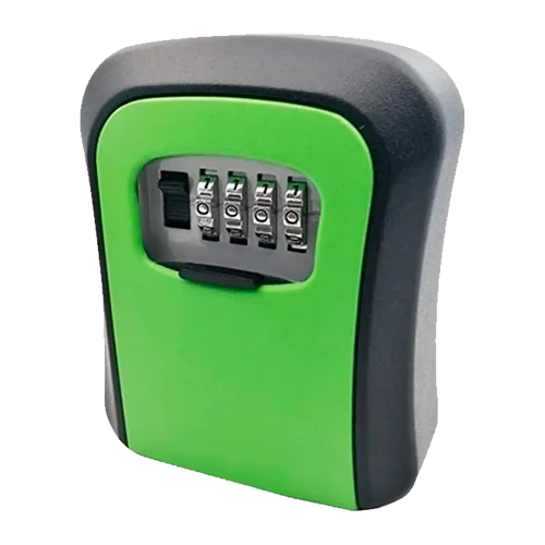 WL4 SAFEBOX-KEY-GROEN sleutelkluis met cijferslot voor muurmontage
