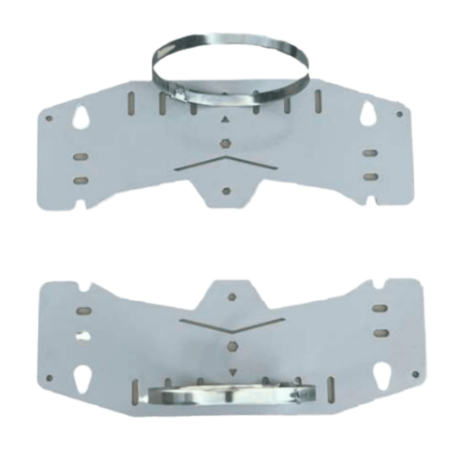 WL4 U-MOUNT-P40 paalmontage set voor de WL4 PO17-G en de WL4 PO22-G