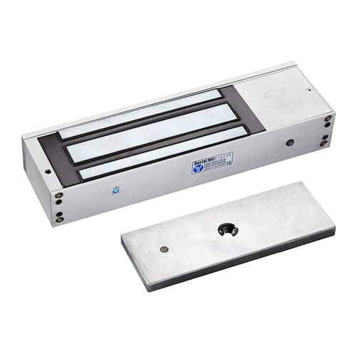 YLI YM-750(LED) elektromagnetisch slot opbouw kleefmagneet 750KG 12/24VDC fail safe