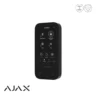 Ajax KeyPad TouchScreen Jeweller Zwart met bediening van codepaneel, app, kaartlezer en taglezer