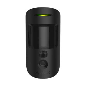 Ajax MotionCam Zwart Draadloze IR-bewegingsdetector met fotocamera