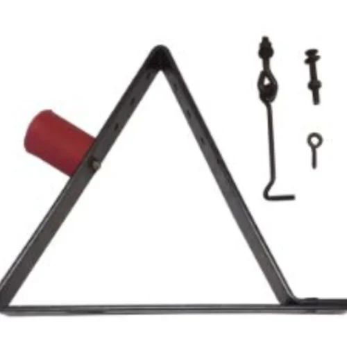 WL4 DV02 Deurvanger zwart met windhaak en deurstop