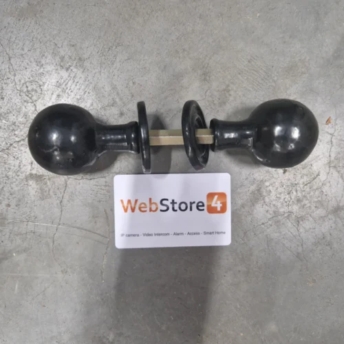 WL4 SLR15 Exclusieve rustieke deurknop in zwarte uitvoering