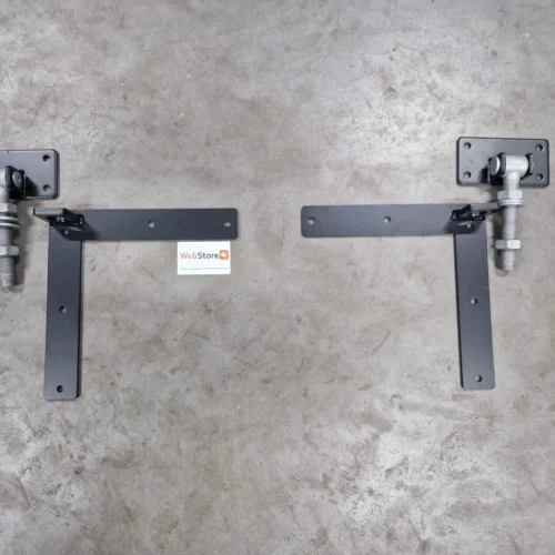 WL4 HSL07 Verstelbaar Scharnier set 30 cm Zwart