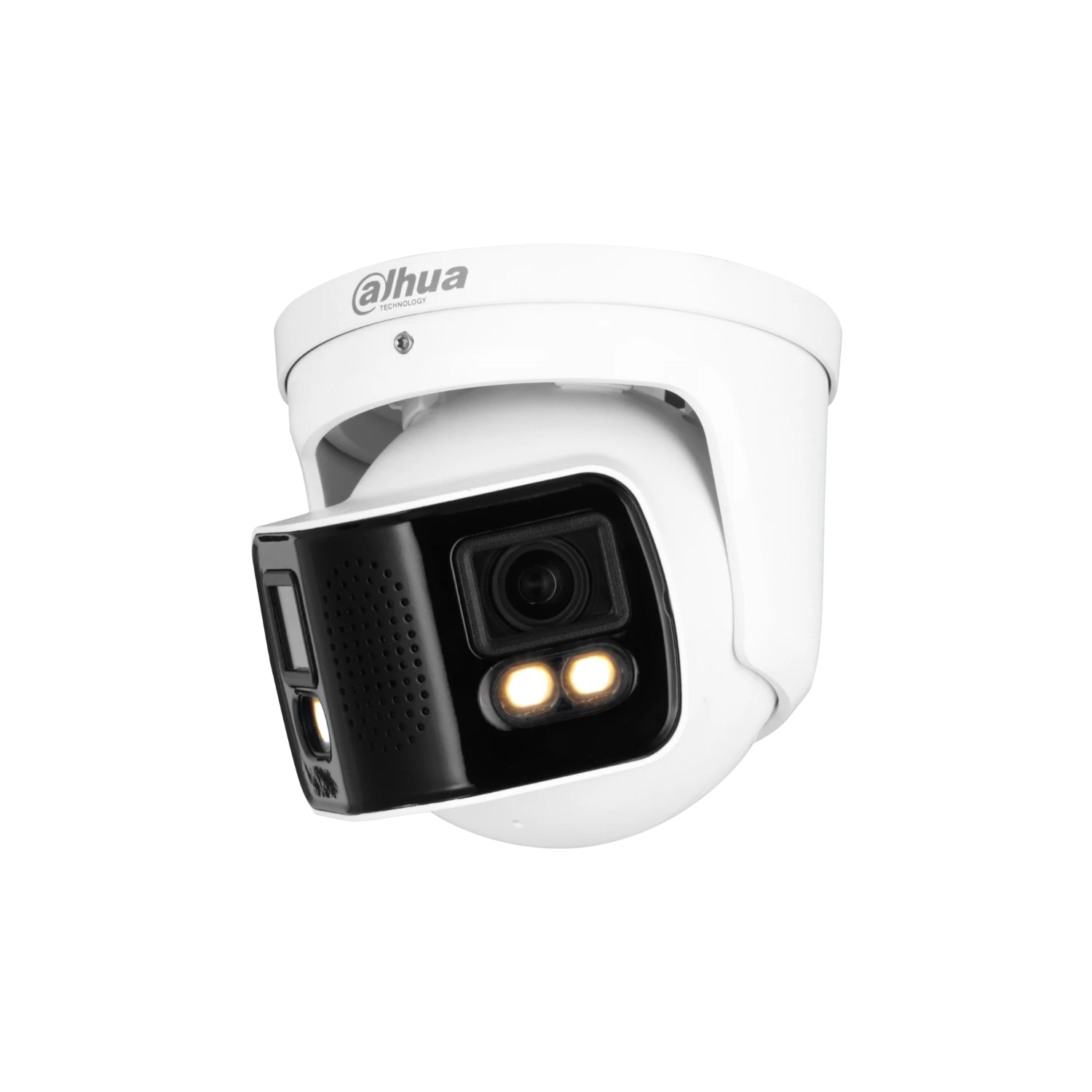 Dahua IPC-PDW5849-A180-E2-ASTE-WebStore4 Dahua IPC-PDW5849P-A180-E2-ASTE Full-color 2x 4MP Starlight WizMind buiten 180 graden eyeball camera met 40m IR, dual lens, microfoon, (e)PoE, microSD