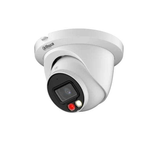 Dahua IPC-HDW2249TM-S-IL Smart Dual Light Full HD 2MP Wizsense AI buiten eyeball camera 2.8mm met IR nachtzicht, SD slot en 120dB WDR