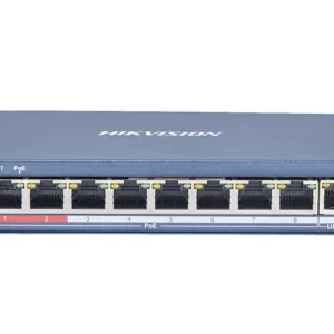 Hikvision DS-3E0109P-E/M Pro-serie 8 poort Fast Ethernet Smart unmanaged POE switch
