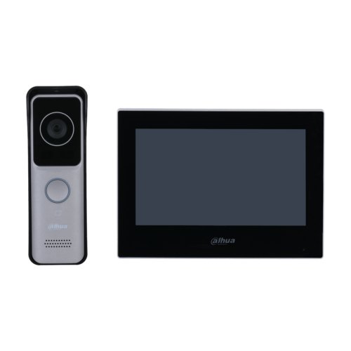 Dahua KTW02 complete WiFi/PoE video deurbel intercom kit met VTH2621G-WP en VTO2311R-WP