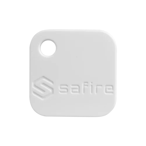 Safire Mifare DESFire sleutelhanger tags met key ring wit (10 stuks)